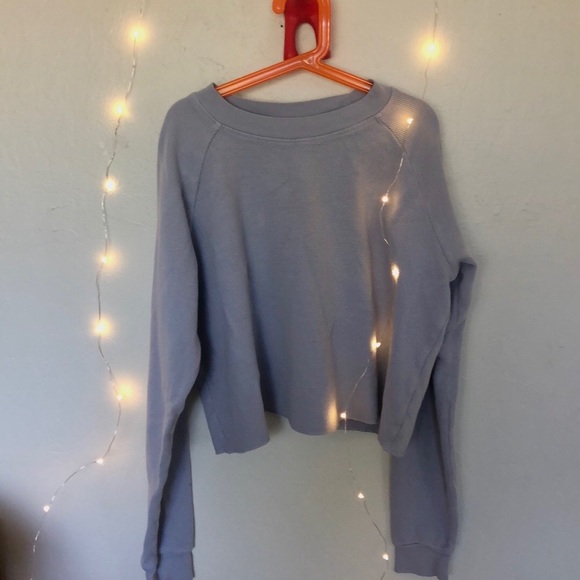 Periwinkle cropped sweater from brandy melville!! - Picture 2 of 2